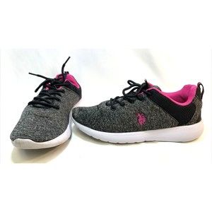 US Polo Assn Debi-HJ Sneaker Women's Size 7.5 Gray Sneaker Tennis Shoe Lace Up